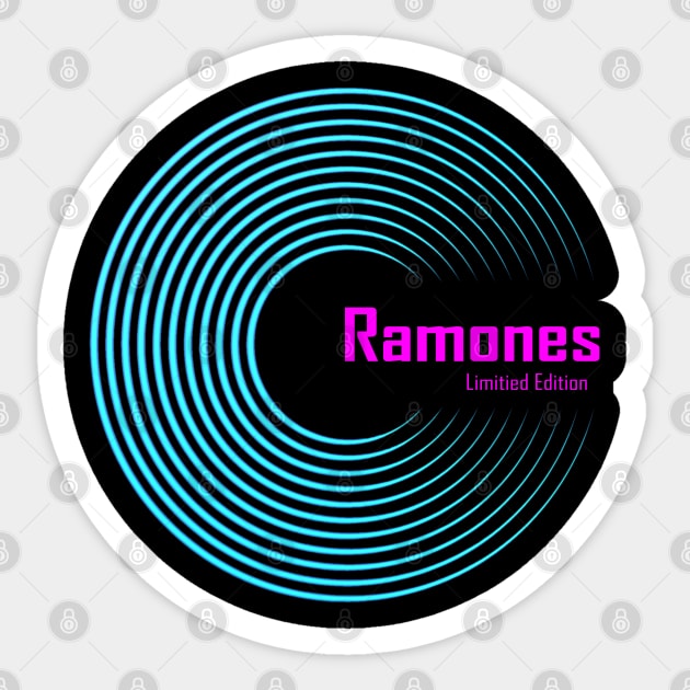 Limitied Edition Ramones Sticker by vintageclub88